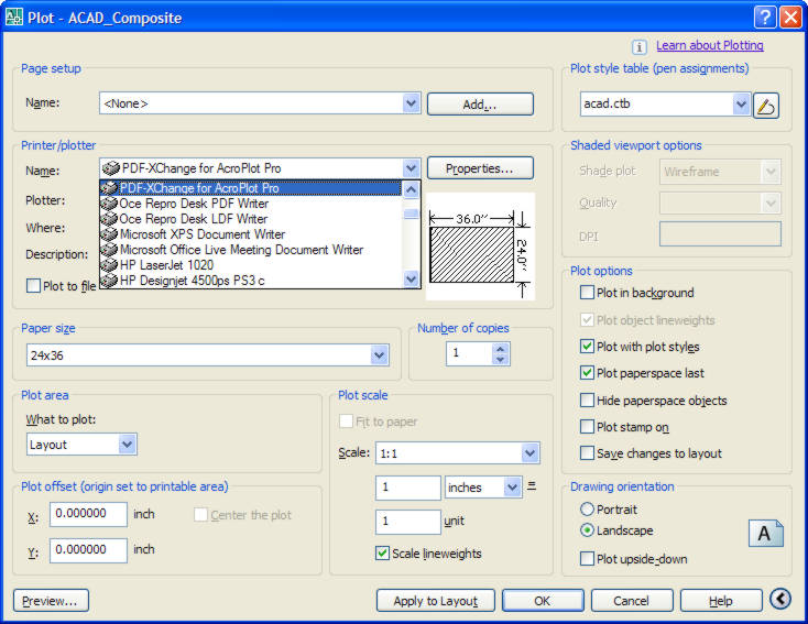 Plot files to pdf